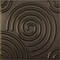 Ekena Millwork 19 5/8in. W x 19 5/8in. H Spiral EnduraWall Decorative 3D Wall Panel Covers 2.67 Sq. Ft. WP20X20SPCDB - alternate 1